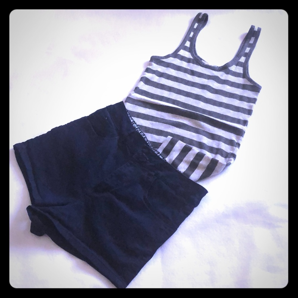 Forever 21 tank top LG and shorts 26